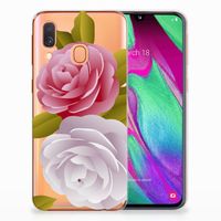 Samsung Galaxy A40 TPU Case Roses