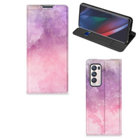 Bookcase OPPO Find X3 Neo Pink Purple Paint - thumbnail