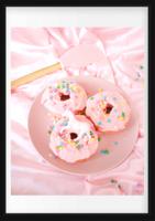 Affiche - Roze donuts