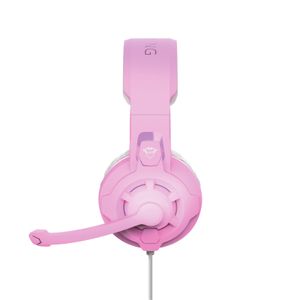 Trust GXT 411P Radius Headset Bedraad Hoofdband Roze, Wit