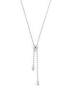 Roberto Coin collier Love in Verona en or blanc 18ct pavé de diamants - Argent - thumbnail