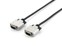Equip 118865 VGA kabel 15 m VGA (D-Sub) Zwart, Zilver