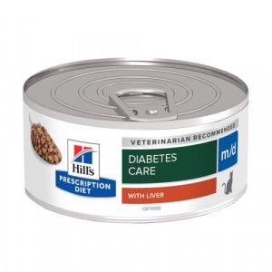 Hill's Prescription Diet M/D Diabetes Care nat kattenvoer blik 3 trays (72 x 156 g)