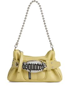 DSQUARED2 sac porté épaule Gothic en cuir - Jaune