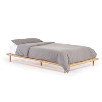 Kave Home Bed Anielle Essen - Naturel - thumbnail