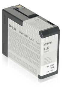 Epson Inktcartridge T5809 Origineel Light lichtzwart C13T580900