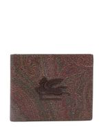 ETRO portefeuille à motif Pagaso - Marron