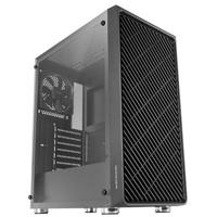 Mars Gaming MC3000 Gaming MC-3000 Zwart ATX Gaming Semitower Volledig Gehard Glas Venster Metal-Mesh Front 4x 120mm Fans