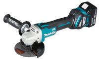 Makita DGA511RTJ Haakse accuslijper 125 mm Incl. 2 accus, Incl. lader, Incl. koffer 18 V 5 Ah