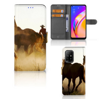 OPPO Reno5 Z | A94 5G Telefoonhoesje met Pasjes Design Cowboy