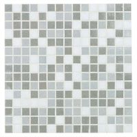 Aquacolor Glass Wandtegel | 31.6x31.6 cm | Mat Grijs