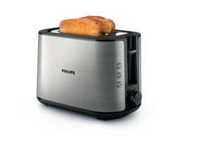 Philips Viva Collection HD2650/90 Broodrooster - 2 sneetjes, brede opening, metaal