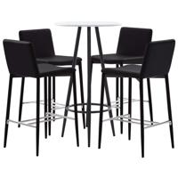 vidaXL 5-delige Barset kunstleer bruin