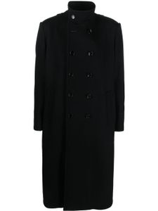 TOM FORD manteau croisé à effet brossé - Noir