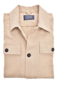 Ledȗb Overshirt beige, Effen