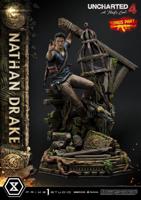 Uncharted 4: A Thief's End Ultimate Premium Masterline Statue 1/4 Nathan Drake Deluxe Bonus Version 69 Cm