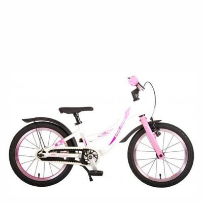 Volare Glamour kinderfiets 16 inch Parelmoer/ roze Volare Glamour kinderfiets 16 inch Parelmoer/ roze