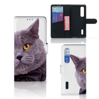 OPPO Find X2 Pro Telefoonhoesje met Pasjes Kat