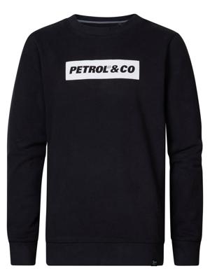 Petrol Industries Jongens Artwork sweater Zwart - 116