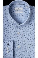 Thomas Maine Bari Tailored Fit Overhemd blauw, Motief - thumbnail