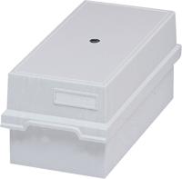 Kaartenbak exacompta a6 355 x 171 x 139 mm lang grijs