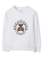 Burberry Kids sweat à imprimé Thomas Bear - Blanc - thumbnail