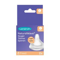 Lansinoh Natural Wave Speen Fast 2 Stuks - thumbnail