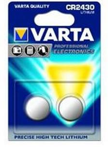Varta Knoopcel CR2430 3 V 2 stuk(s) 290 mAh Lithium LITHIUM Coin CR2430 Bli 2
