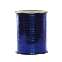 Metallic blauw lint op rol 250 m