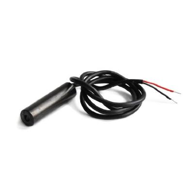 Lijnlaser, rood, 635 nm, 90 °, 1 mW, 24 V DC, Ø12x50 mm, Laser Class 1, Focus fixed (1000mm), Kabellengte 1,000 mm - 70124989