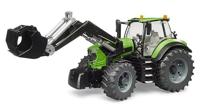 bruder 03161 - Deutz 8280 TTV met voorlader - 1:16, voertuig, tractor, landbouw, boerderij, speelgoed vanaf 3 jaar