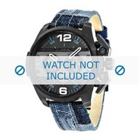 Horlogeband Diesel DZ4397 Textiel Blauw 24mm - thumbnail