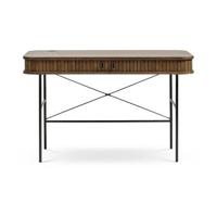 Olivine Lenn houten bureau gerookt eiken - 120 x 60 cm