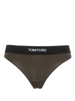 TOM FORD string à bande logo - Vert - thumbnail