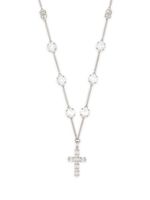 Dolce & Gabbana collier à pendentif croix - Argent - thumbnail