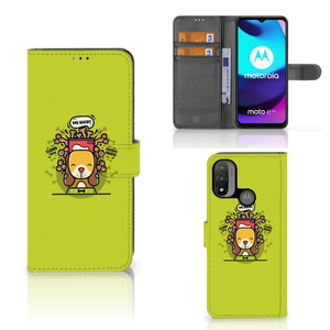 Motorola Moto E20 | E30 | E40 Leuk Hoesje Doggy Biscuit