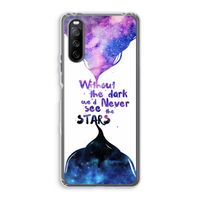 Stars quote: Sony Xperia 10 III Transparant Hoesje