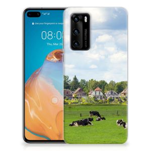 Huawei P40 TPU Hoesje Koeien