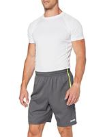 JAKO - Sportbroek Turijn, Uniseks-Kind, Antraciet/Lime, 140