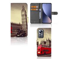 Xiaomi 12 Pro Flip Cover Londen - thumbnail