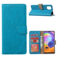 Flip Cover Galaxy M51 Turquoise met Pasjeshouder - thumbnail