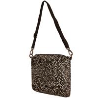 Bear Design Schoudertas met Vachtje White Dot