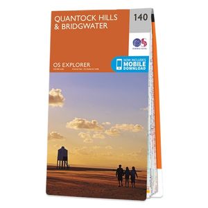 Wandelkaart - Topografische kaart 140 OS Explorer Map Quantock Hills,