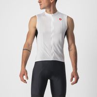 Castelli Entrata VI mouwloos fietsshirt wit heren XL - thumbnail