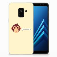 Samsung Galaxy A8 (2018) Telefoonhoesje met Naam Monkey