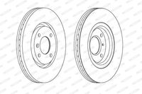 Remschijf DDF1152C - thumbnail