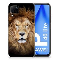 Huawei P40 Lite TPU Hoesje Leeuw - thumbnail