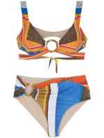 Amir Slama bikini à rayures - Multicolore - thumbnail