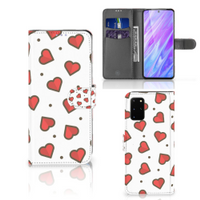 Samsung Galaxy S20 Plus Telefoon Hoesje Hearts - thumbnail