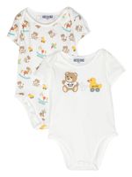 Moschino Kids pyjama à imprimé Teddy Bear - Blanc